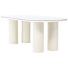 Havstenssund 220 cm Ovale Eettafel Wit Havstenssund 220 cm Ovale Eettafel Wit