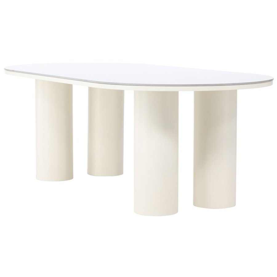 Havstenssund 220 cm Ovale Eettafel Wit Havstenssund 220 cm Ovale Eettafel Wit