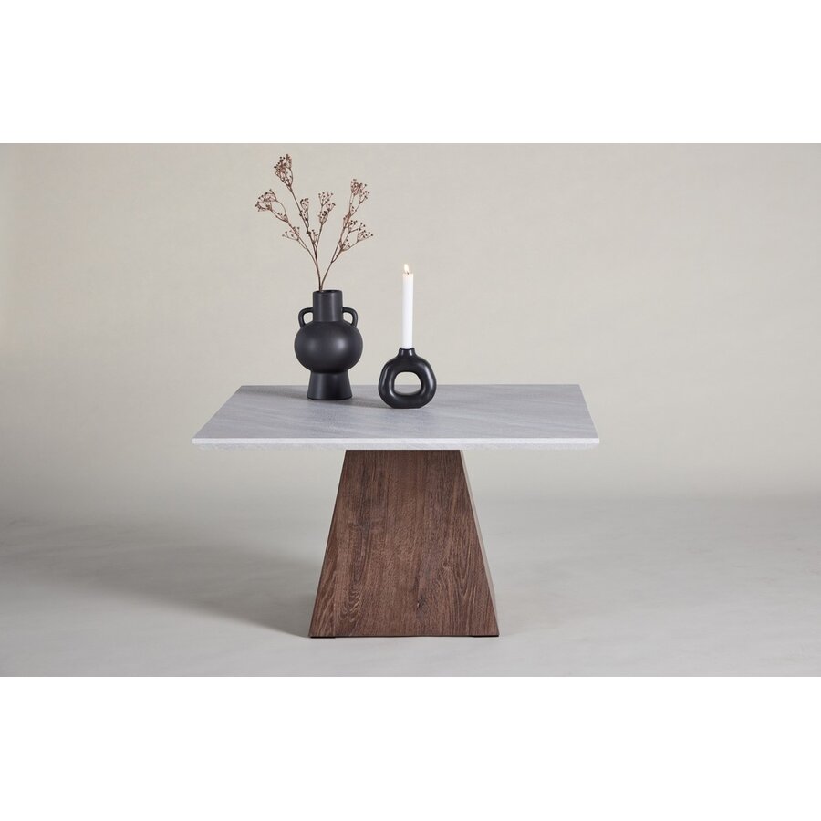 Cael Lichtgrijs Salontafel Vierkant 80x80 cm Cael Lichtgrijs Salontafel Vierkant 80x80 cm