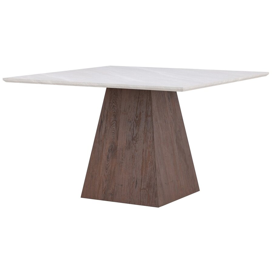 Cael Lichtgrijs Eettafel Vierkant 120x120 cm Cael Lichtgrijs Eettafel Vierkant 120x120 cm