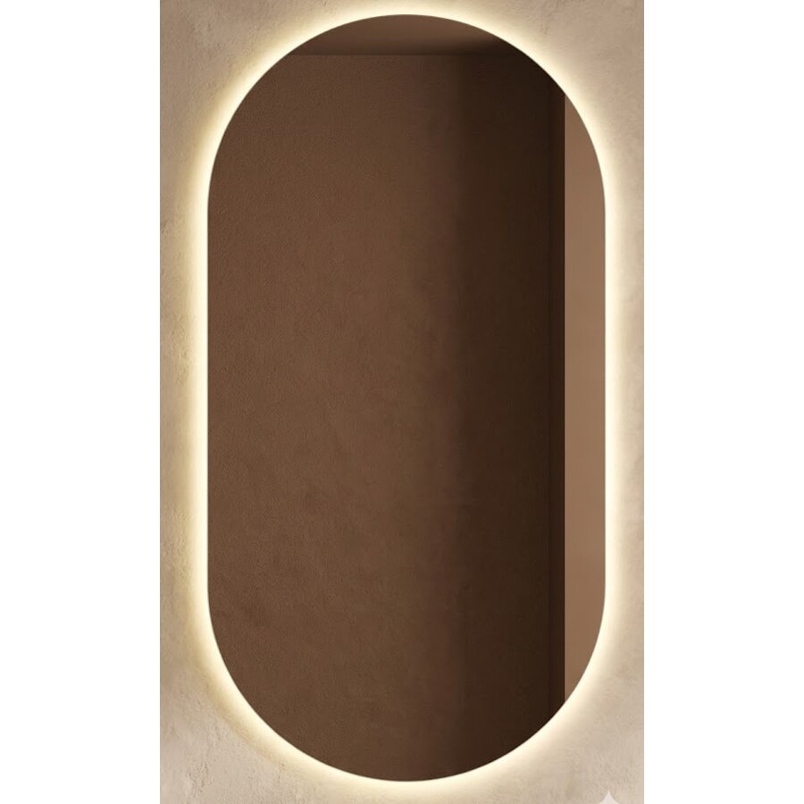 Oval Spiegel met Achterverlichting