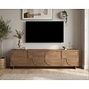 Zen Mercure Eiken TV Meubel met 4-Deuren