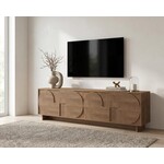 Benvenuto Design Zen Walnoot TV Meubel met 4-Deuren