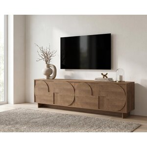 Benvenuto Design Zen Walnoot TV Meubel met 4-Deuren