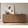 Zen Mercure Eiken Dressoir met 4-Deuren Zen Mercure Eiken Dressoir met 4-Deuren