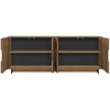Zen Walnoot Dressoir met 4-Deuren