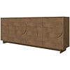 Zen Walnoot Dressoir met 4-Deuren