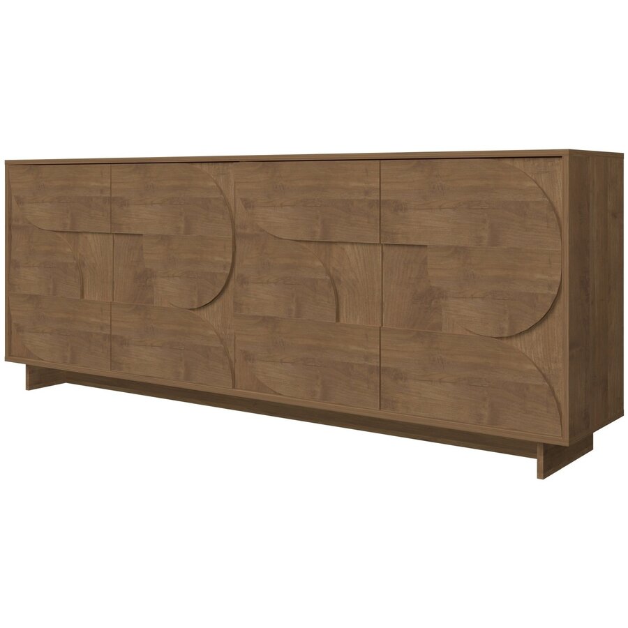 Zen Mercure Eiken Dressoir met 4-Deuren Zen Mercure Eiken Dressoir met 4-Deuren