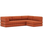 Innovation Living CozyPad Roest Oranje L-Vormige Hoekslaapbank Innovation Living CozyPad Roest Oranje L-Vormige Hoekslaapbank