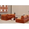CozyPad Roest Oranje L-Vormige Hoekslaapbank CozyPad Roest Oranje L-Vormige Hoekslaapbank