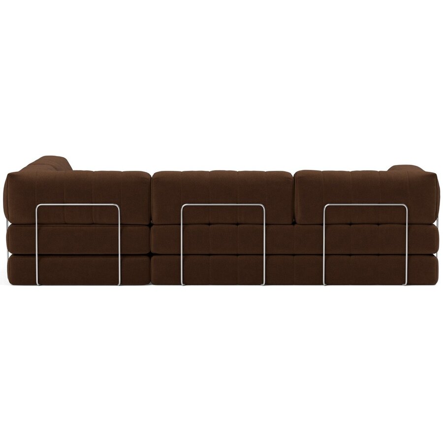 CozyPad Cappuccino L-Vormige Hoekslaapbank