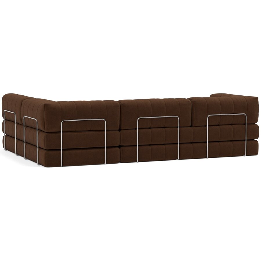 CozyPad Cappuccino L-Vormige Hoekslaapbank