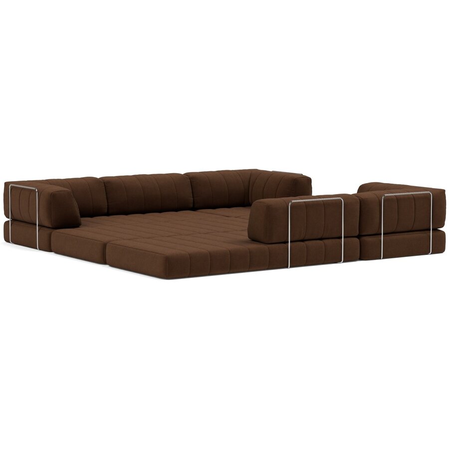 CozyPad Cappuccino Hoekslaapbank CozyPad Cappuccino Hoekslaapbank