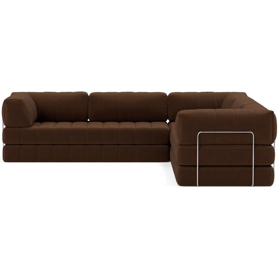 CozyPad Cappuccino Hoekslaapbank CozyPad Cappuccino Hoekslaapbank