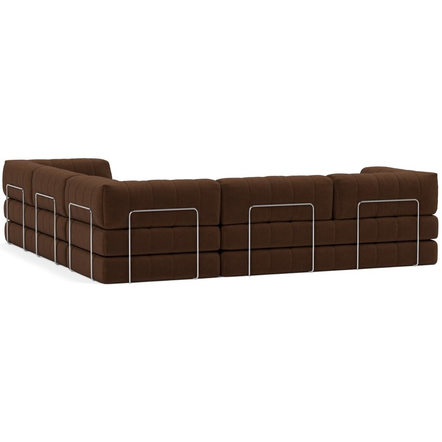 CozyPad Cappuccino Hoekslaapbank CozyPad Cappuccino Hoekslaapbank