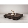 York Mocha Lage Salontafel Vierkant 80 x 80 cm