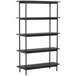 Hjem Interiors Heim Zwart Stellingkast H190 cm Hjem Interiors Heim Zwart Stellingkast H190 cm