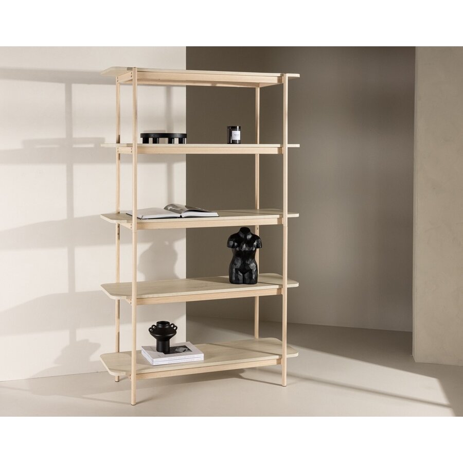 Heim White Wash Stellingkast H190 cm Heim White Wash Stellingkast H190 cm