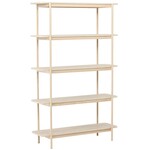 Hjem Interiors Heim White Wash Stellingkast H190 cm Hjem Interiors Heim White Wash Stellingkast H190 cm