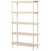 Heim White Wash Stellingkast H190 cm Heim White Wash Stellingkast H190 cm