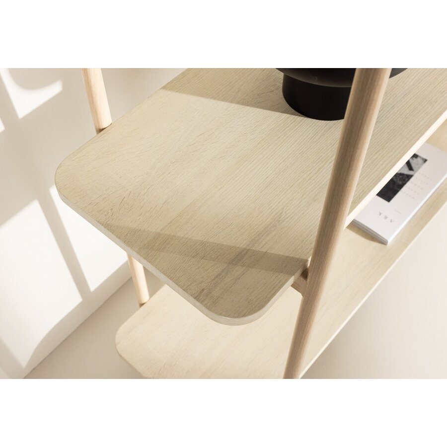 Heim White Wash Stellingkast H120 cm Heim White Wash Stellingkast H120 cm