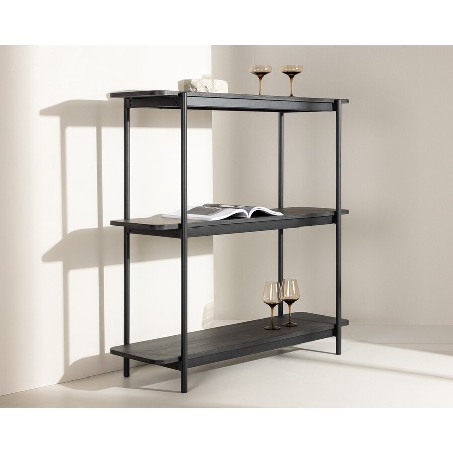 Heim Zwart Stellingkast H120 cm Heim Zwart Stellingkast H120 cm