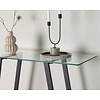 Horten Zwart/Glas Sidetable W100 cm Horten Zwart/Glas Sidetable W100 cm