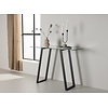 Horten Zwart/Glas Sidetable W100 cm Horten Zwart/Glas Sidetable W100 cm