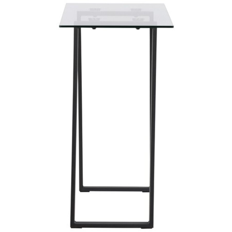 Horten Zwart/Glas Sidetable W100 cm Horten Zwart/Glas Sidetable W100 cm