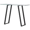 Horten Zwart/Glas Sidetable W100 cm Horten Zwart/Glas Sidetable W100 cm
