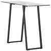Horten Zwart/Glas Sidetable W100 cm Horten Zwart/Glas Sidetable W100 cm