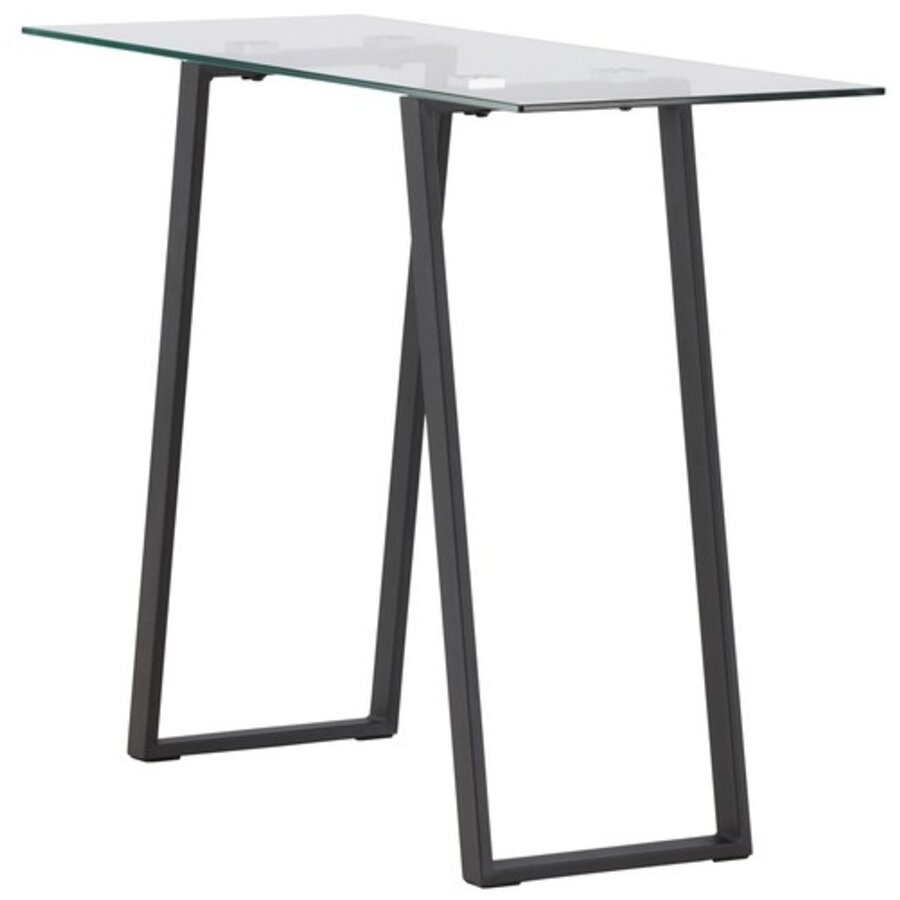 Horten Zwart/Glas Sidetable W100 cm Horten Zwart/Glas Sidetable W100 cm