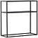 Georgetown Zwart Sidetable Rechthoek Georgetown Zwart Sidetable Rechthoek