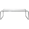 Saturnus Glas/Zilver Salontafel 120x60 cm Saturnus Glas/Zilver Salontafel 120x60 cm