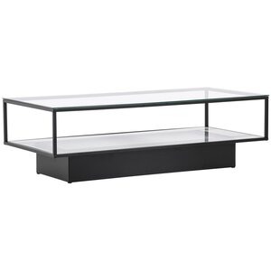 Hjem Interiors Maglehem Glas/Zwart Salontafel 130x60 cm