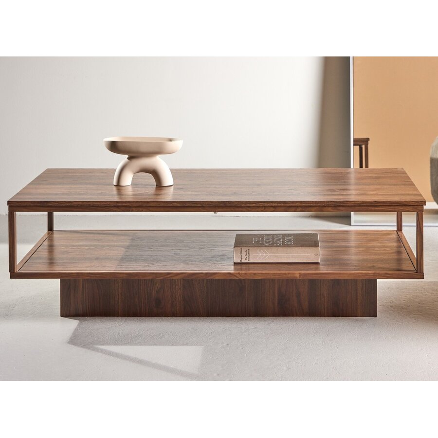 Maglehem Walnoot Salontafel 130x60 cm Maglehem Walnoot Salontafel 130x60 cm