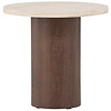 Megg Travertijn/Mocha Bijzettafel Rond Ø50 cm Megg Travertijn/Mocha Bijzettafel Rond Ø50 cm