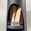 Bastian Terrashaard met Houtopslag Zwart H135 cm Bastian Terrashaard met Houtopslag Zwart H135 cm