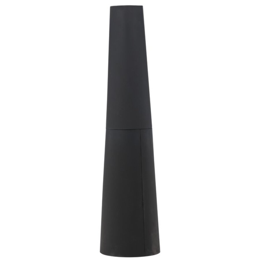 Bastian Terrashaard met Houtopslag Zwart H135 cm Bastian Terrashaard met Houtopslag Zwart H135 cm