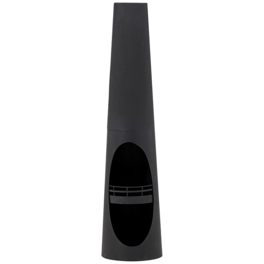 Bastian Terrashaard met Houtopslag Zwart H135 cm Bastian Terrashaard met Houtopslag Zwart H135 cm