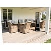Bastian Terrashaard met Houtopslag Zwart H135 cm Bastian Terrashaard met Houtopslag Zwart H135 cm