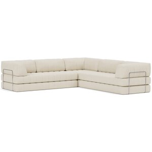 Innovation Living CozyPad Corduroy Ivory Hoekslaapbank