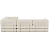 CozyPad Corduroy Ivory Hoekslaapbank CozyPad Corduroy Ivory Hoekslaapbank
