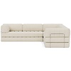 CozyPad Corduroy Ivory Hoekslaapbank CozyPad Corduroy Ivory Hoekslaapbank