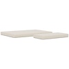CozyPad Corduroy Ivory L-Vormige Hoekslaapbank CozyPad Corduroy Ivory L-Vormige Hoekslaapbank