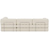 CozyPad Corduroy Ivory L-Vormige Hoekslaapbank CozyPad Corduroy Ivory L-Vormige Hoekslaapbank