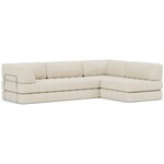 Innovation Living CozyPad Corduroy Ivory L-Vormige Hoekslaapbank Innovation Living CozyPad Corduroy Ivory L-Vormige Hoekslaapbank