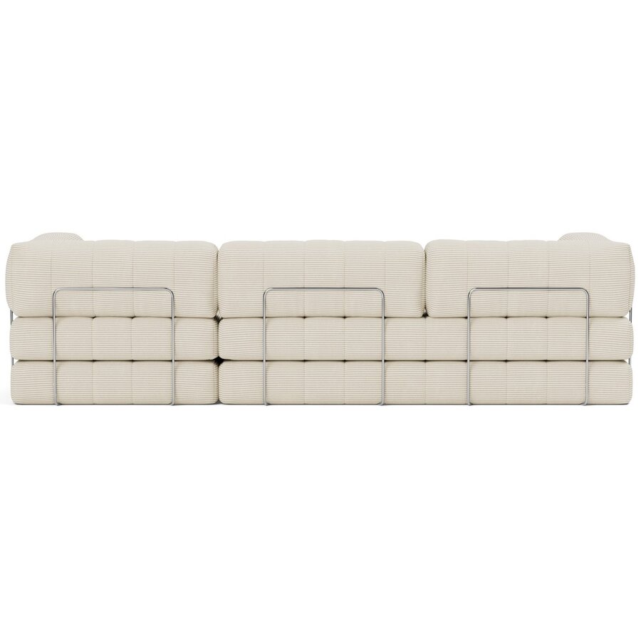 CozyPad Corduroy Ivory Slaapbank Grand CozyPad Corduroy Ivory Slaapbank Grand