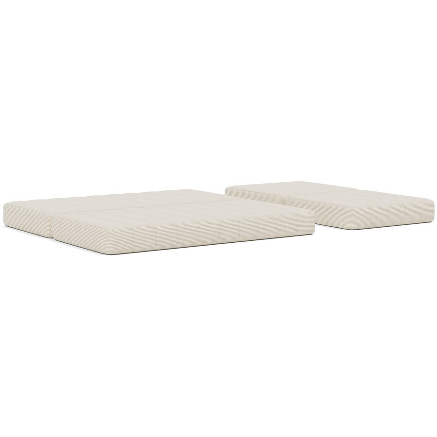 CozyPad Corduroy Ivory Slaapbank Grand CozyPad Corduroy Ivory Slaapbank Grand