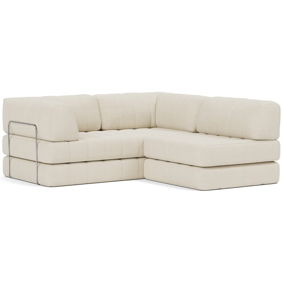 CozyPad Corduroy Ivory Slaapbank Grand CozyPad Corduroy Ivory Slaapbank Grand